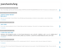 Tablet Screenshot of joanchanshufang.blogspot.com