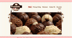 Desktop Screenshot of irresistablechocolates.blogspot.com