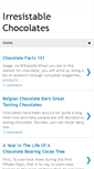 Mobile Screenshot of irresistablechocolates.blogspot.com