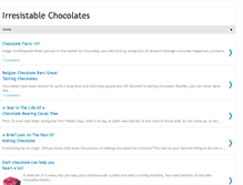 Tablet Screenshot of irresistablechocolates.blogspot.com