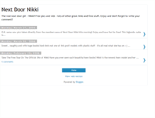 Tablet Screenshot of next-door-nikki-galleries.blogspot.com