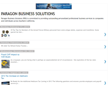 Tablet Screenshot of paragonbusinesssolutions.blogspot.com