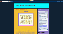 Desktop Screenshot of manospassions.blogspot.com