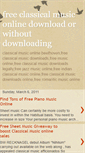 Mobile Screenshot of freeclassicalmusiconline.blogspot.com
