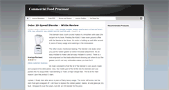 Desktop Screenshot of commercial-foodprocessor.blogspot.com