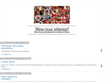 Tablet Screenshot of nemcsaknoknek.blogspot.com