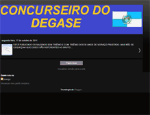 Tablet Screenshot of concurseirosdodegase.blogspot.com