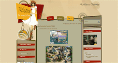 Desktop Screenshot of novitacugames.blogspot.com