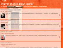 Tablet Screenshot of chirpingandfluttering.blogspot.com