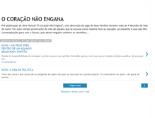 Tablet Screenshot of ocoracaonaoengana.blogspot.com