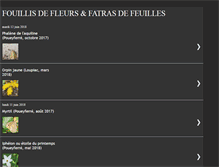 Tablet Screenshot of fouillisdefleursetdefeuilles.blogspot.com