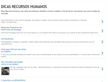 Tablet Screenshot of dicasrecursoshumanos.blogspot.com