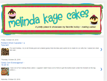 Tablet Screenshot of melindakayecakes.blogspot.com