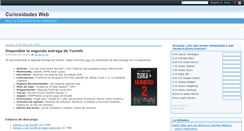 Desktop Screenshot of curiosidadesweb.blogspot.com