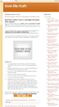 Mobile Screenshot of love-life-truth.blogspot.com