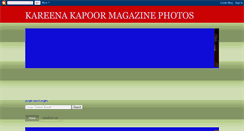 Desktop Screenshot of kareenakapoormagazinephotos.blogspot.com