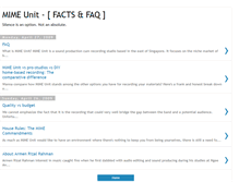 Tablet Screenshot of mime-unit-factsfaq.blogspot.com