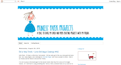 Desktop Screenshot of princesspaperprojects.blogspot.com