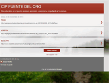 Tablet Screenshot of fuentedeloro.blogspot.com