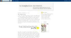 Desktop Screenshot of amagazinemoment.blogspot.com