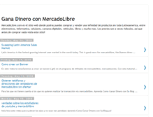 Tablet Screenshot of ganar-dinero-mercadolibre.blogspot.com