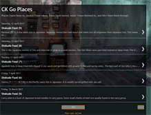 Tablet Screenshot of ckgoplaces.blogspot.com