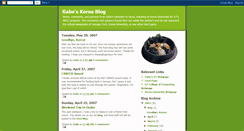 Desktop Screenshot of gabe-in-korea.blogspot.com