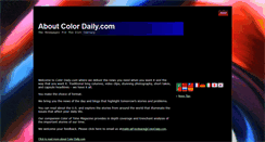 Desktop Screenshot of colordaily-about.blogspot.com