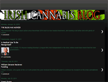 Tablet Screenshot of irishcannabis.blogspot.com