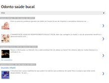 Tablet Screenshot of odontosaudebucal.blogspot.com