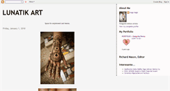 Desktop Screenshot of lunatik-art.blogspot.com