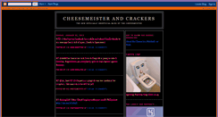 Desktop Screenshot of cheesemeisterandcrackers.blogspot.com