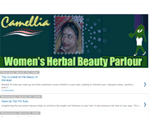 Tablet Screenshot of camelliabeautytips.blogspot.com