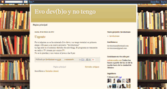 Desktop Screenshot of evodevboynotengo.blogspot.com