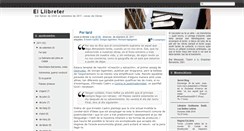 Desktop Screenshot of llibreter.blogspot.com