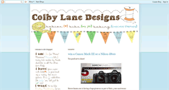 Desktop Screenshot of colbylanedesigns.blogspot.com