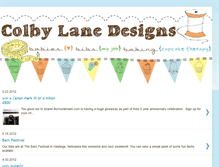 Tablet Screenshot of colbylanedesigns.blogspot.com