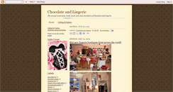 Desktop Screenshot of chokolatelingerie.blogspot.com