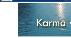 Desktop Screenshot of karmawatersrestaurant.blogspot.com