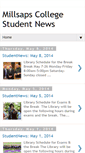 Mobile Screenshot of millsapsstudentnews.blogspot.com