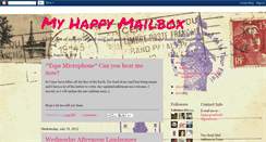 Desktop Screenshot of myhappymailbox.blogspot.com