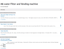 Tablet Screenshot of m6water.blogspot.com