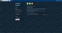 Desktop Screenshot of perfumeempire.blogspot.com