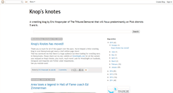 Desktop Screenshot of knopsnyder.blogspot.com