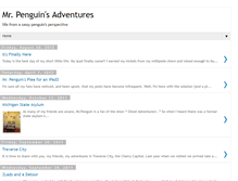 Tablet Screenshot of mrpenguinsadventures.blogspot.com
