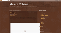 Desktop Screenshot of laz-musicacubana.blogspot.com