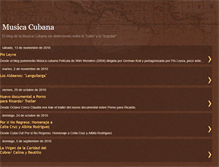 Tablet Screenshot of laz-musicacubana.blogspot.com