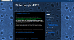 Desktop Screenshot of biotecnologiaufu.blogspot.com