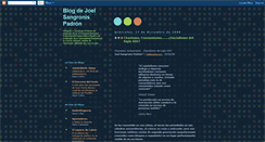 Desktop Screenshot of joelsangronispadron.blogspot.com