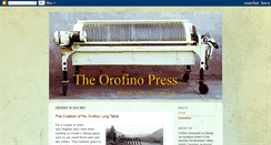 Desktop Screenshot of orofinovineyards.blogspot.com